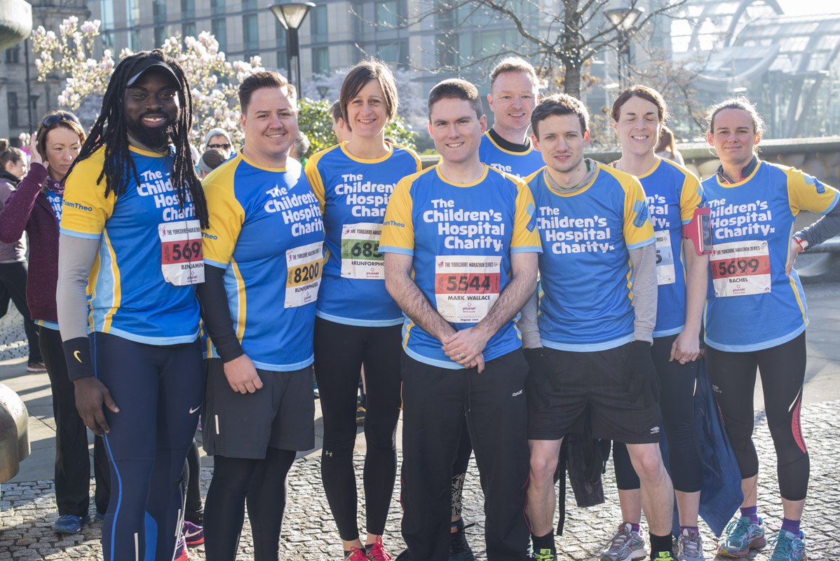 matthewlollar's tweet photo. So proud of our #TeamTheo sub group, #RunForPhoebe who raised £7,625 for the @SheffChildrens in the #Yorkshalf! https://t.co/J14VxGL1jr