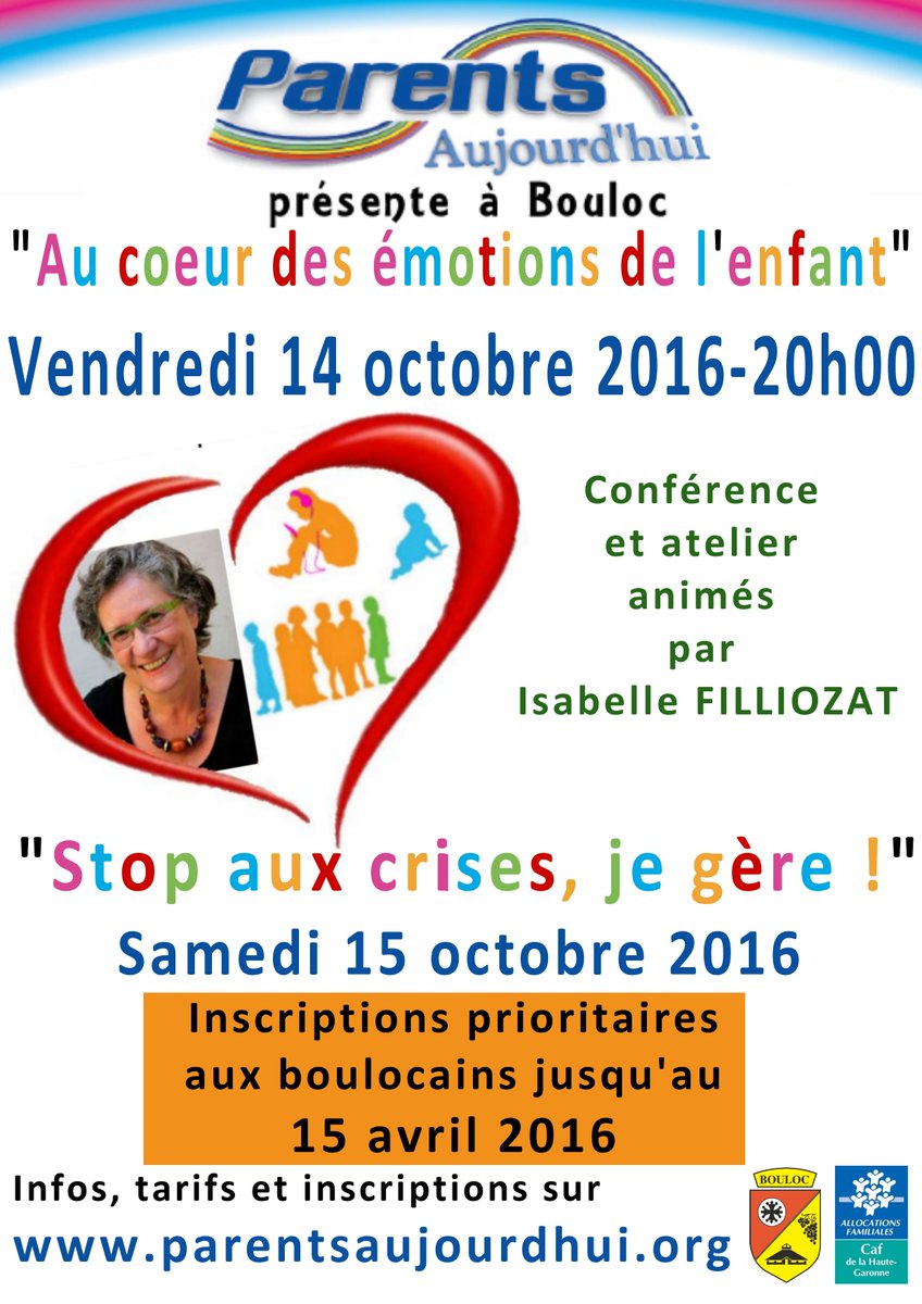 bouloc31's tweet photo. Les inscriptions pour la conférence de @ifilliozat sont ouvertes : https://t.co/4ZISMv3nd4 cc @AteliersFillioz https://t.co/qIeKZ1Hd37