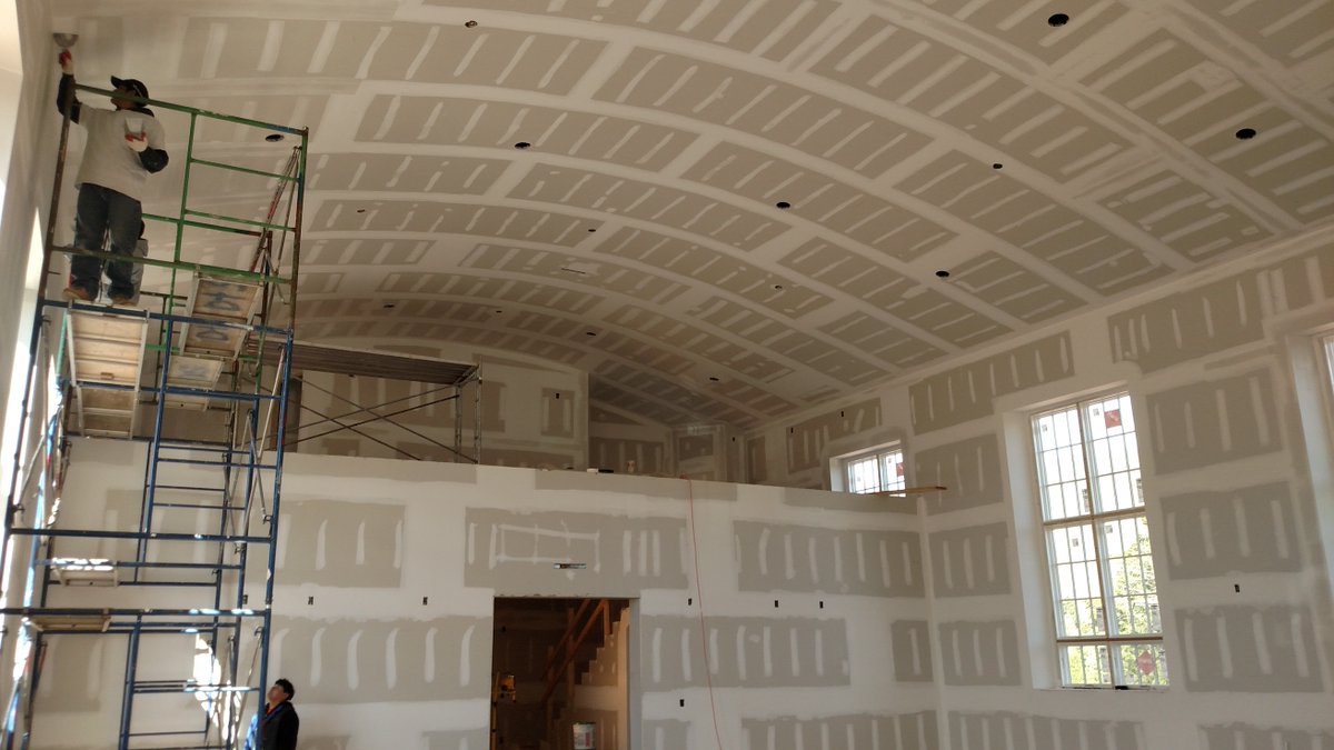 dcgcontractor's tweet photo. Progress Shots from Church of Our Saviour in Leesburg, VA! #DCGContractor #Construction #Church https://t.co/1ASDzLZJcx