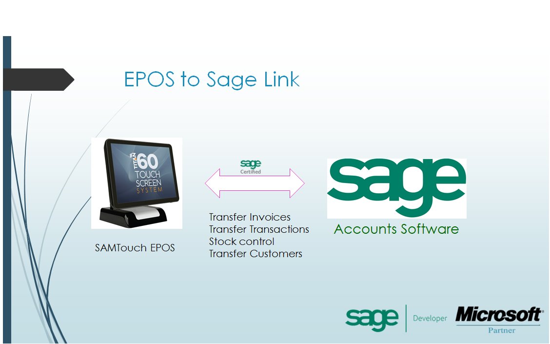 SAMSoftwareUK's tweet image. SAMTouch to Sage Link, Stock Control, Invoice transfers and Stock transfer