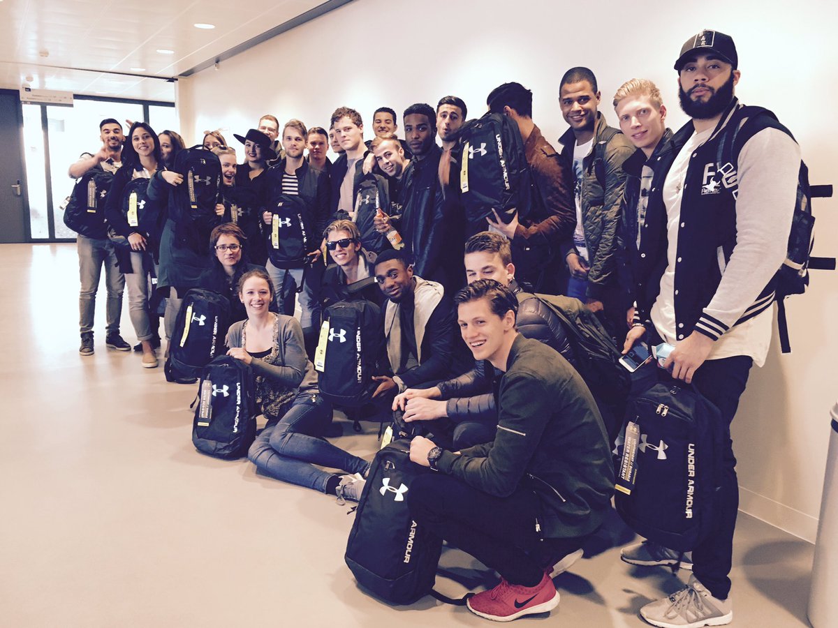 So exited! Our #DigitalMarketing students prepping for a great project for #underarmour #hva #crossborderecommerce