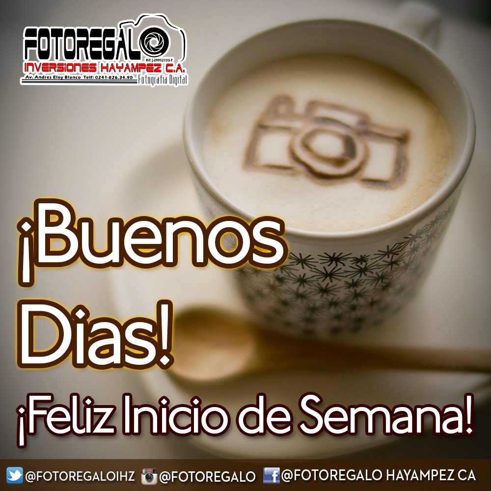 Fotoregalo on X: "¡Un buen café para despertar esas ideas! ¡Buenos Días!  Feliz Inicio de Semana! #Lunes #Cafe #BuenosDias #FelizDía  https://t.co/c5U7DXXkT9" / X