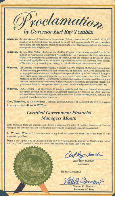 AgaMovChapter's tweet photo. @AGACGFM #cgfm Just received, Gov. Tomblin signs West Virginia CGFM Month Proclamation! https://t.co/DwZER0BHsz