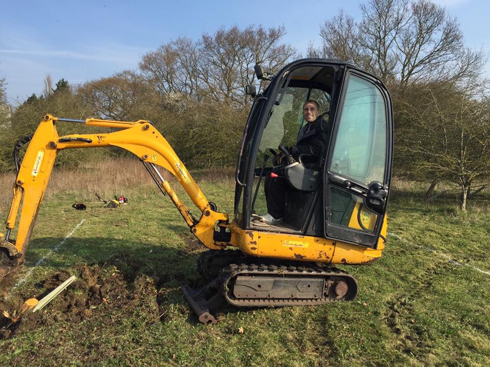 490thBombGroup's tweet photo. And the work begins. #490th #BG #USAAF #Memorial https://t.co/pPgvETVpPK