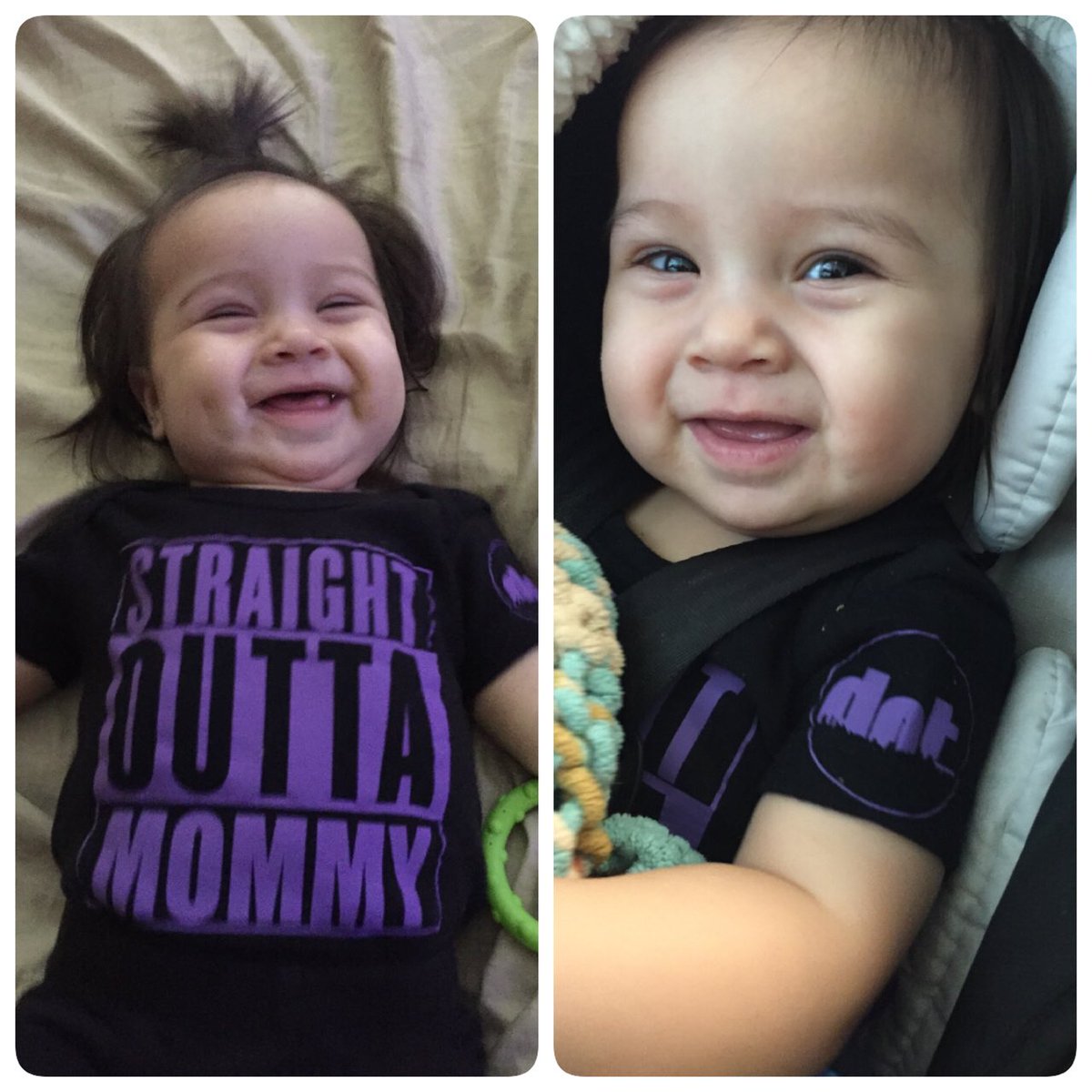 DOT's newest lil model #dot #customprinting #straightouttamommy #babydot #dayonetoronto #DOT