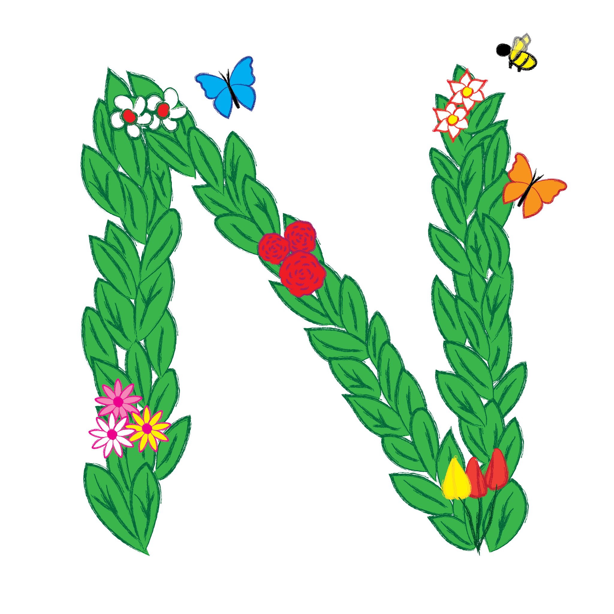 N Letter In Nature