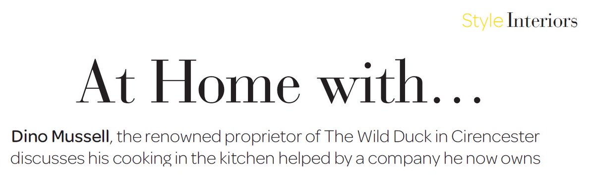 Brilliant piece in this months <a href="/CotswoldStyle/">Live24sevenCotswolds</a> Grab your copy now!