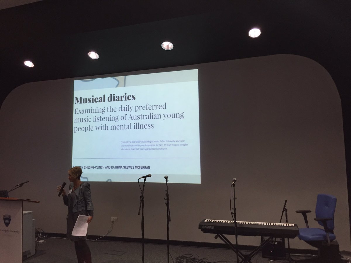 kelseyirelandmt's tweet photo. Keynote speaker @KatMcFewes #MTSymposiumQMU @QMUMusicTherapy @QMUniversity https://t.co/amyhY6FDiM