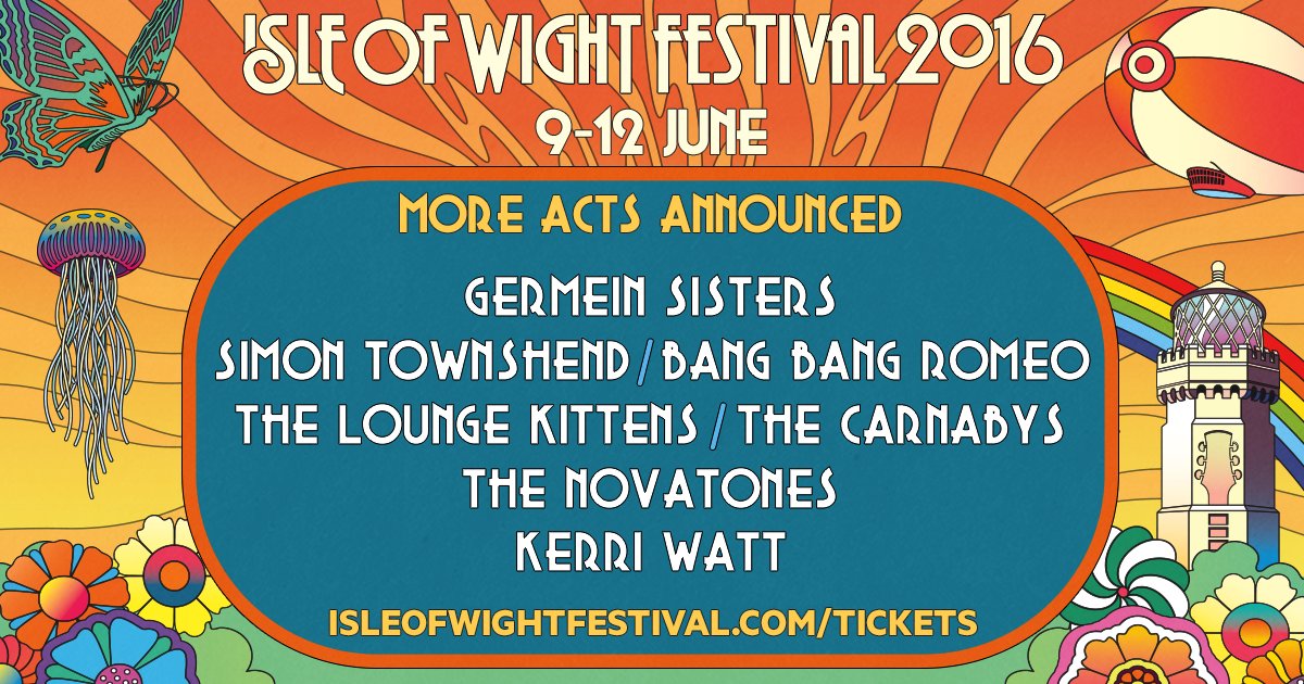 IsleOfWightFest's tweet image. More exciting acts to be joining us in June!