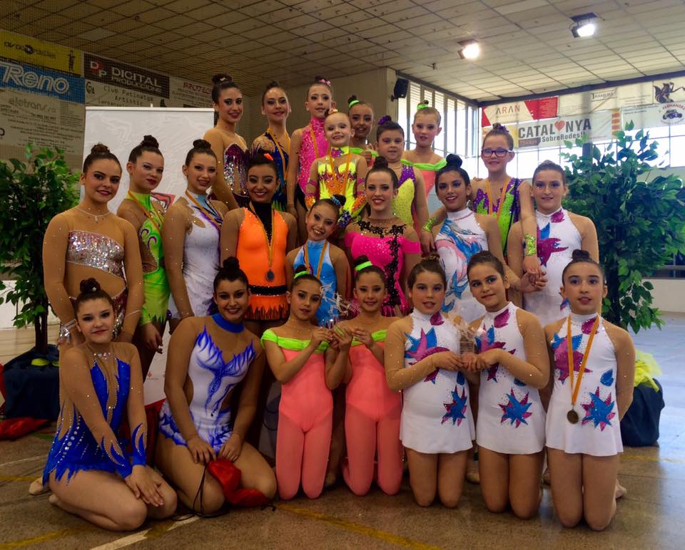 uniomasrampinyo's tweet photo. El Club Gimnàstic La Unió va participar dissabte a la Final Comarcal a Cerdanyola aconseguint diversos podis. https://t.co/pEMK8VTj9v