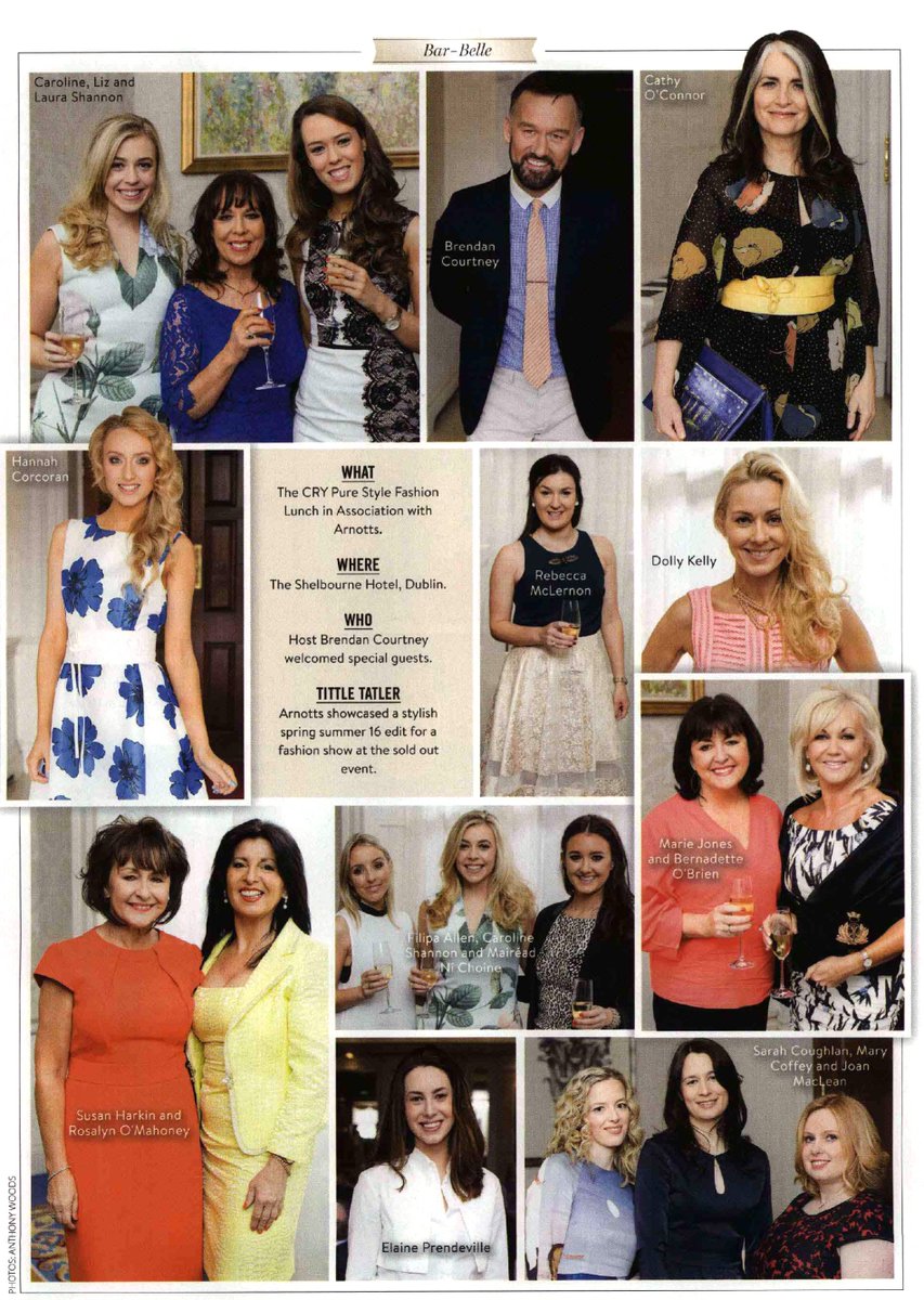 CRYIre's tweet photo. Some great pictures in @irishtatler from #PureStyle16 @ArnottsDublin @theshelbourne
https://t.co/Knf4vLjVPb https://t.co/N54kDqW7Ap
