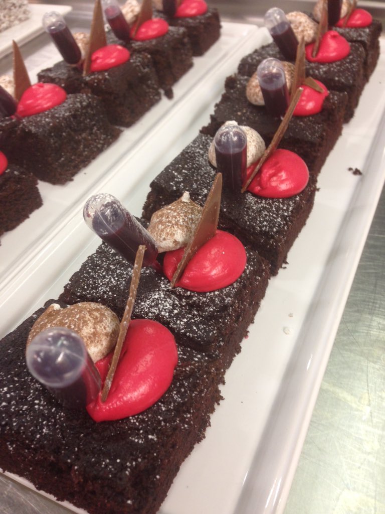 Guinness cake,blackberry liquor, raspberry creme and meringue #food #guinness #tweetwhatyoueat