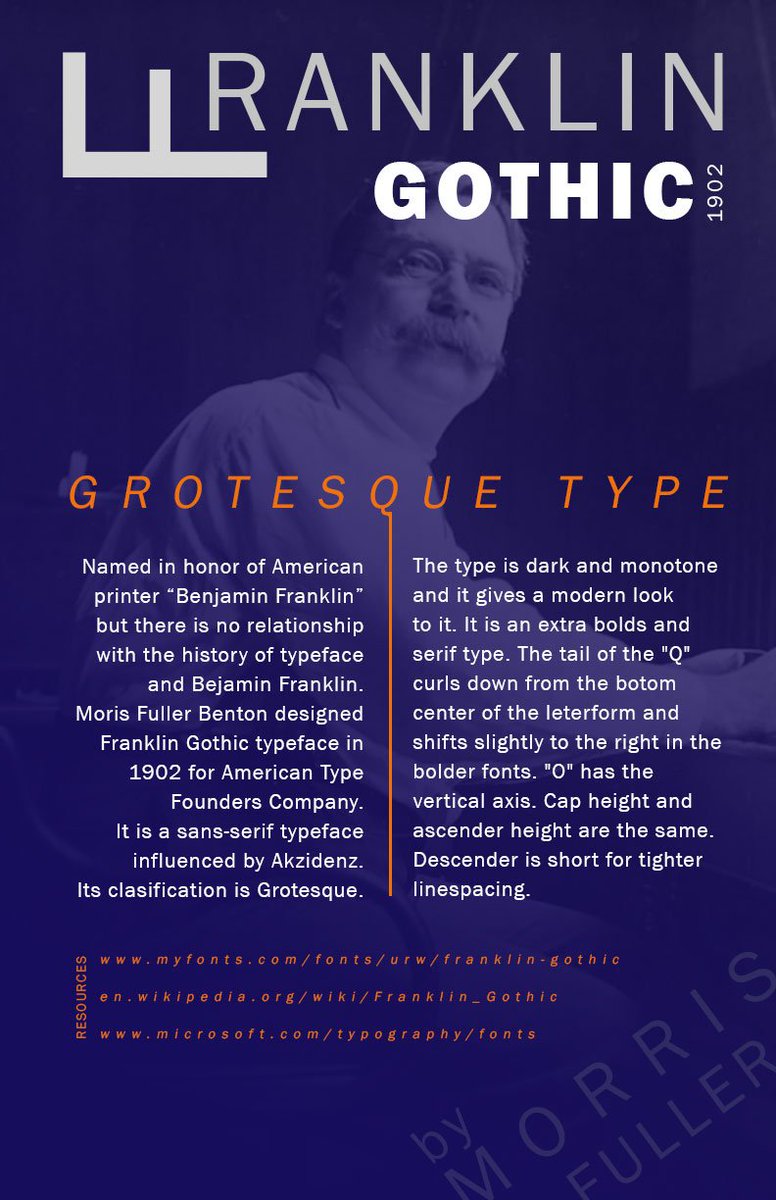 franklin gothic font wikepidea