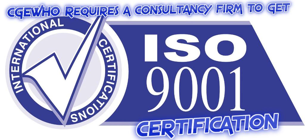 CGEWHO_HO's tweet photo. Required a consultancy firm to assist us to get ISO 9001 Certification https://t.co/CsTtxDENMG