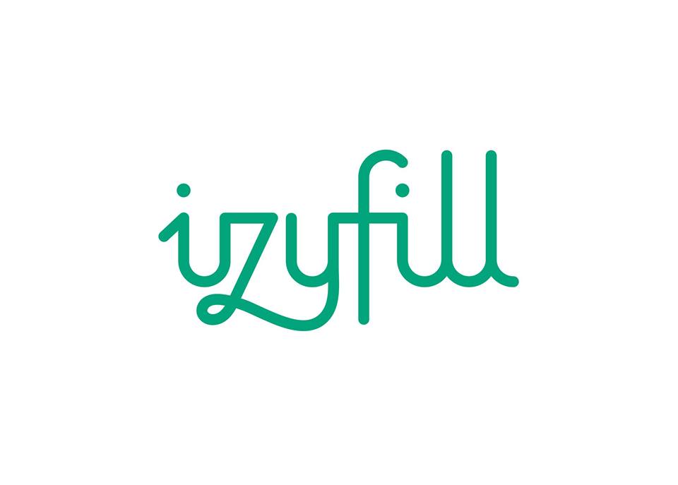 superbagency's tweet photo. Sélection de créa de l'année 2015 ! #logo pour la nouvelle marque @Izyfill https://t.co/J8e1zgNhTf