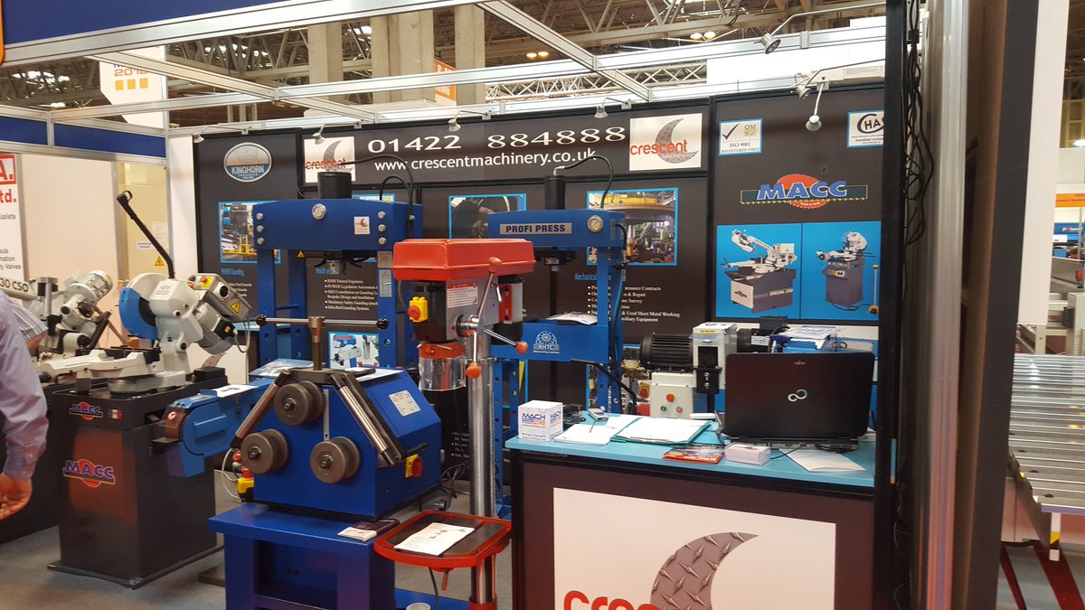 CrescentMachine's tweet photo. Stand 4566 #MACH2016 
#maccsaws #sbm #deburrer #workshoppress #beltgrinders all here to view https://t.co/likLxuhHNs