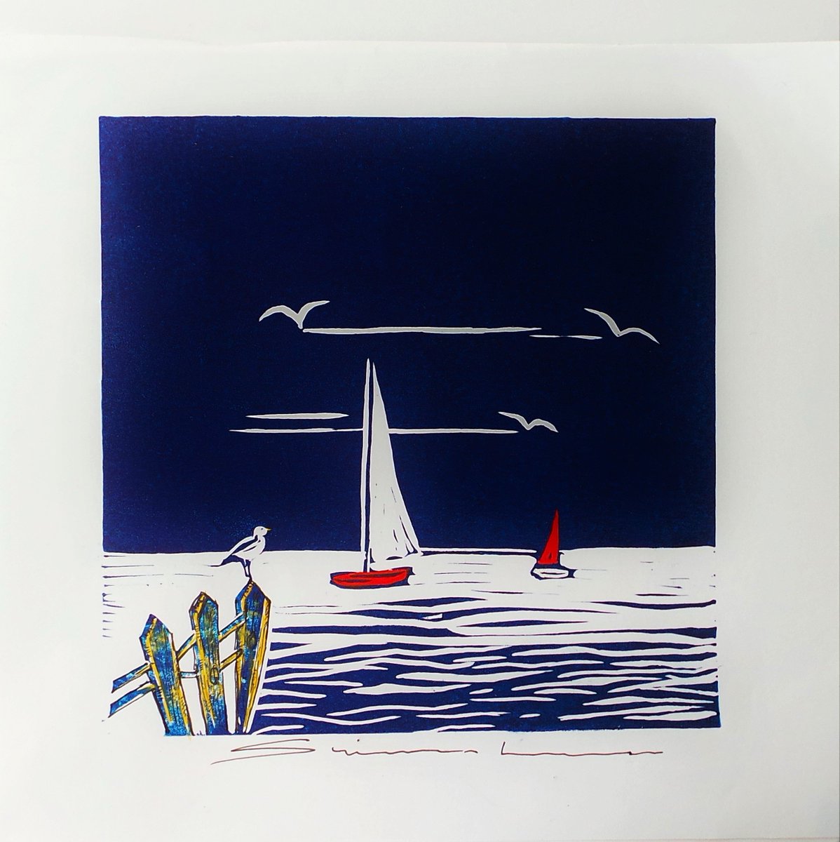 BabyNamePics's tweet photo. ino cut print now on at https://t.co/KMo3DgbGZT  fantastic new web site! #coastal #beach #boats #seaside https://t.co/MA3Q2lMZ9Q