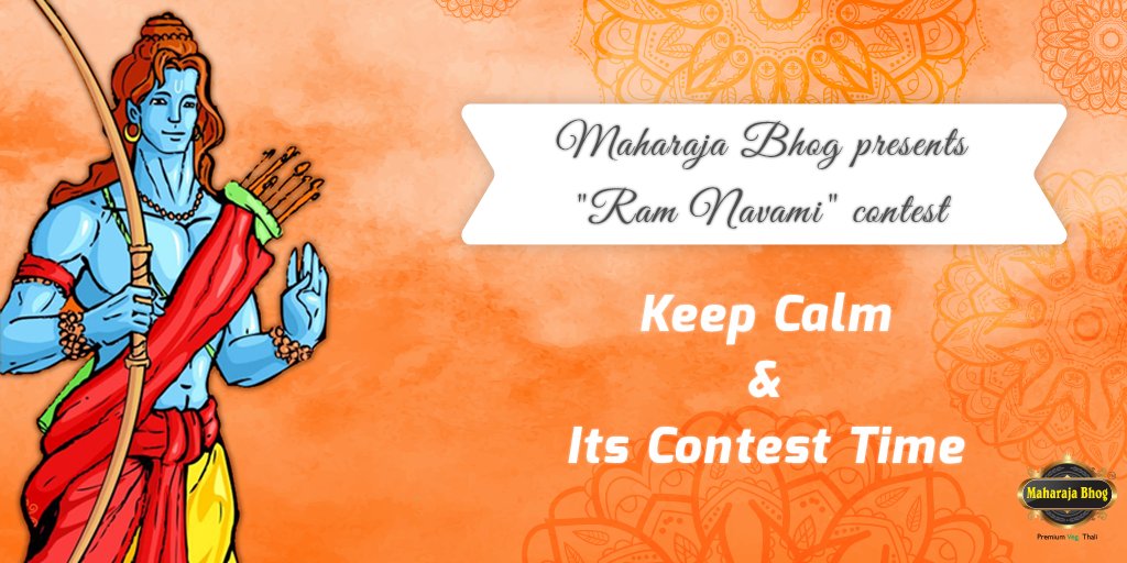 MaharajaBhog's tweet photo. We're coming up with a #contest tomorrow. Tag any of your 5 friends and stay tuned. #RamNavamiWithMaharajaBhog RT! https://t.co/PBWLnspNde