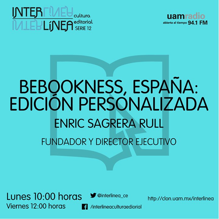 interlinea_ce's tweet photo. Programa de la semana... #Bebookness
Hoy a las 10am por @UAM_FM https://t.co/M2jJB9p33J