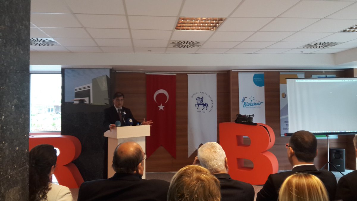 Bioizmir Temel Atma Töreni DEPARK Yönetim Kurulu Başkanımız Prof.Dr.Murat Özgören'in konuşması ile başladı.