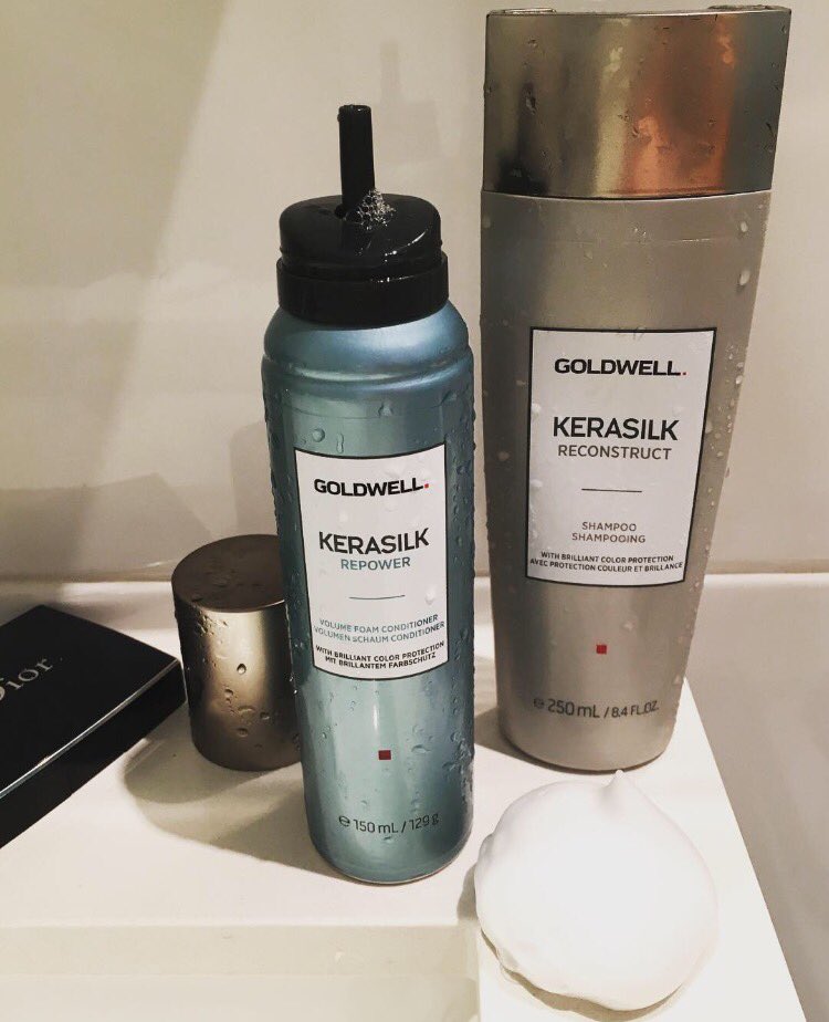 wanderingstore's tweet photo. #foam#conditioner for fine hair this product is amazing thanks @GoldwellAUS hair feels great #kerasilk#goldwell#hair https://t.co/xxlkDsZhfb