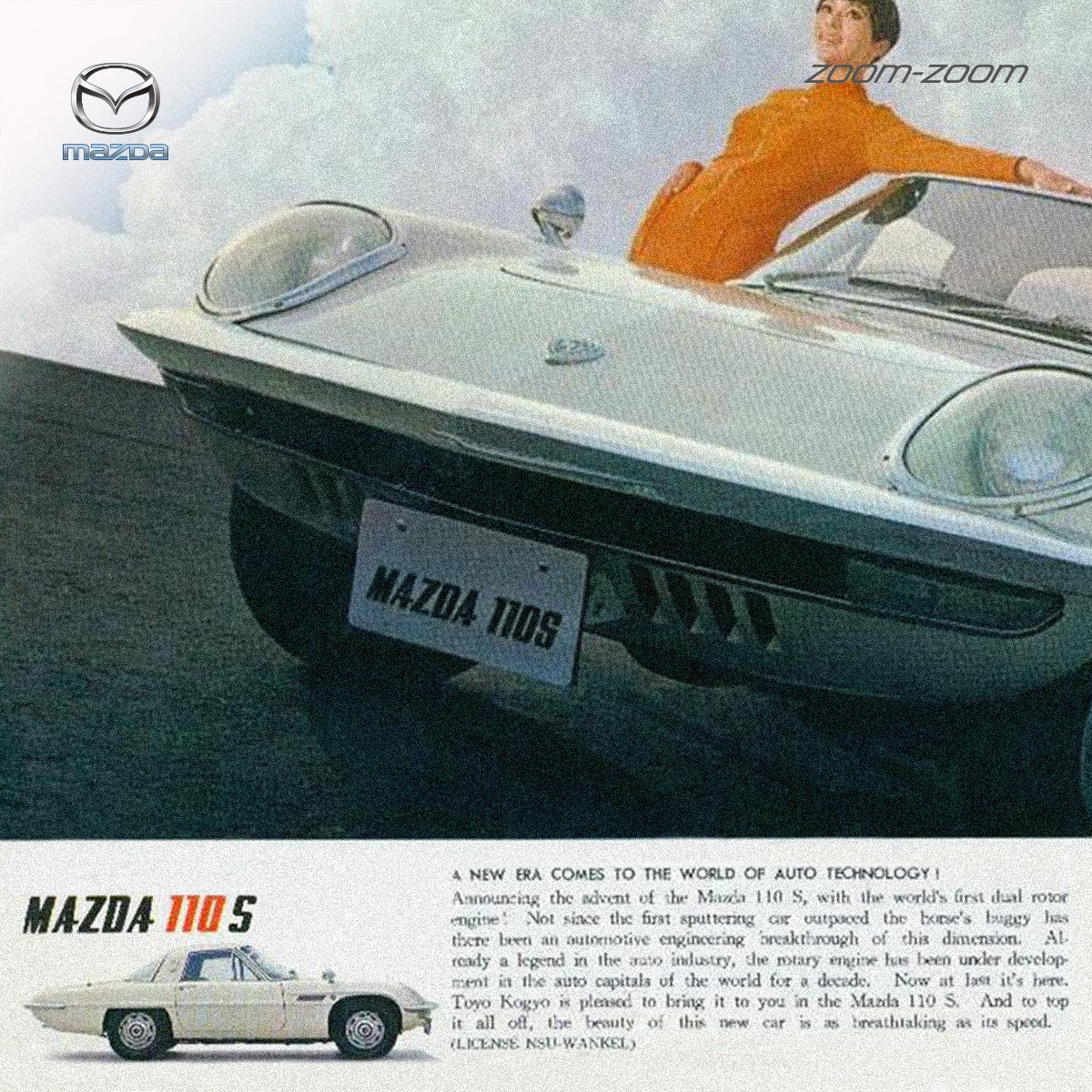 MazdaIDofficial's tweet image. Mazda tipe ini sempat dihadirkan dalam serial film The Return of Ultraman. Mazda tipe apakah ini? 
#MazdaHistory