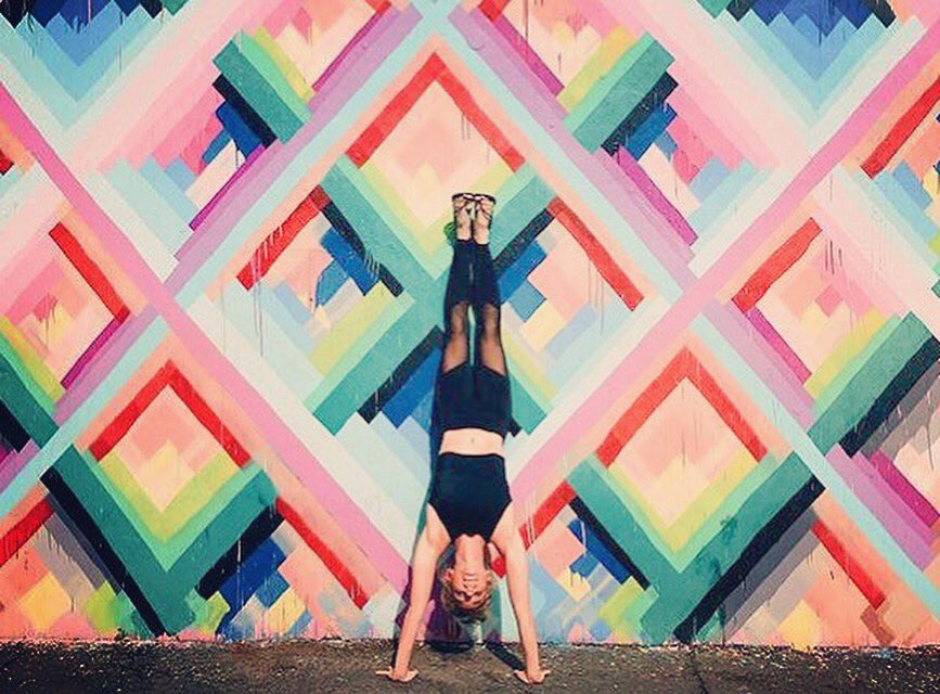 Embrace Monday. Embrace the beginner within. Embrace the messy &amp; beautiful chaos of ur life. Love yourself. ❤️ Yoga