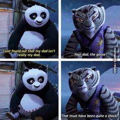 Creatverecalfan's tweet image. Lol Tigress #subtlehumor #KungFuPandahasitall