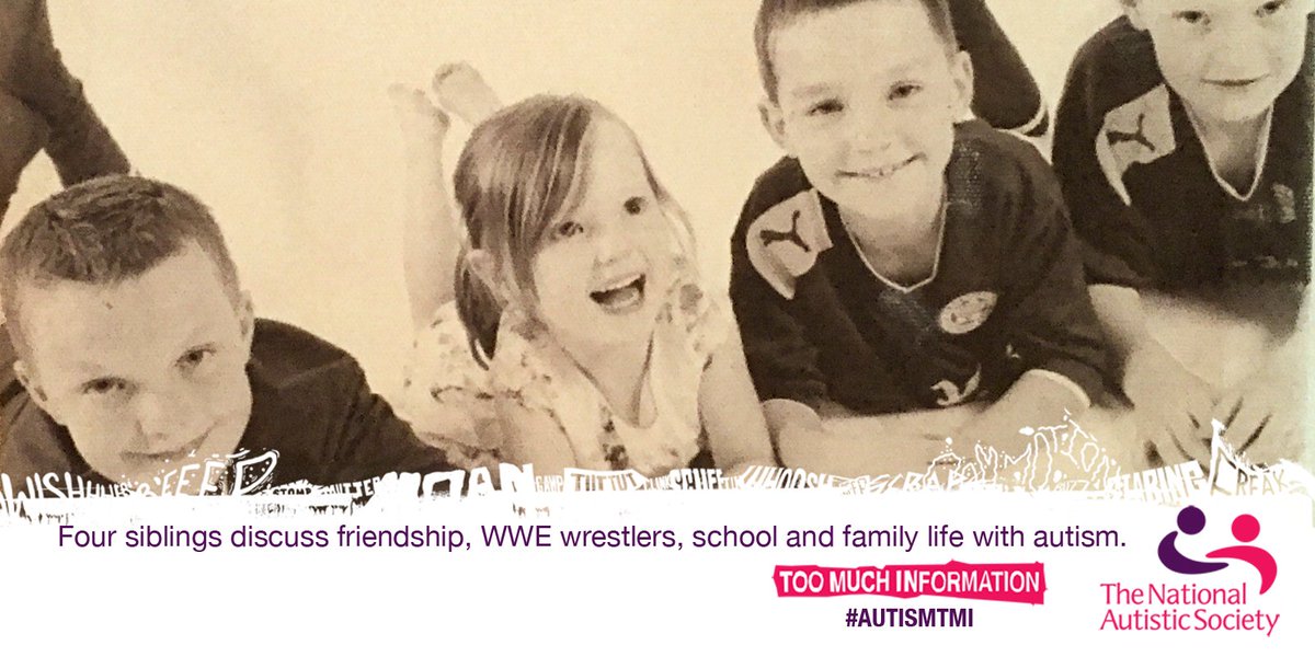 Autism's tweet image. “I have autisms” says Zack (12) in this adorable piece by him and his 3 siblings #AutismTMI bit.ly/ZackBlog