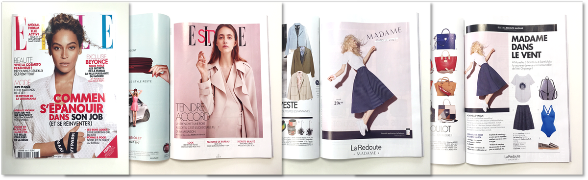 ElleOpespe's tweet photo. La saga #Laredoutemadame continue cette semaine dans @ELLEfrance avec 3 rectos successifs pas banals! #pub #opespe https://t.co/ZOQLRvun8Z