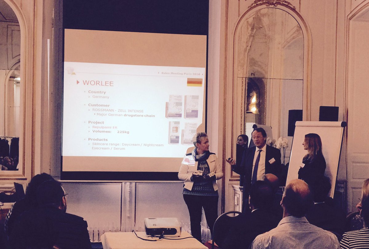 #SuccessStory: Sharing experience with our partners around the world #Salesmeeting16 #AMI #NaturalCosmetics