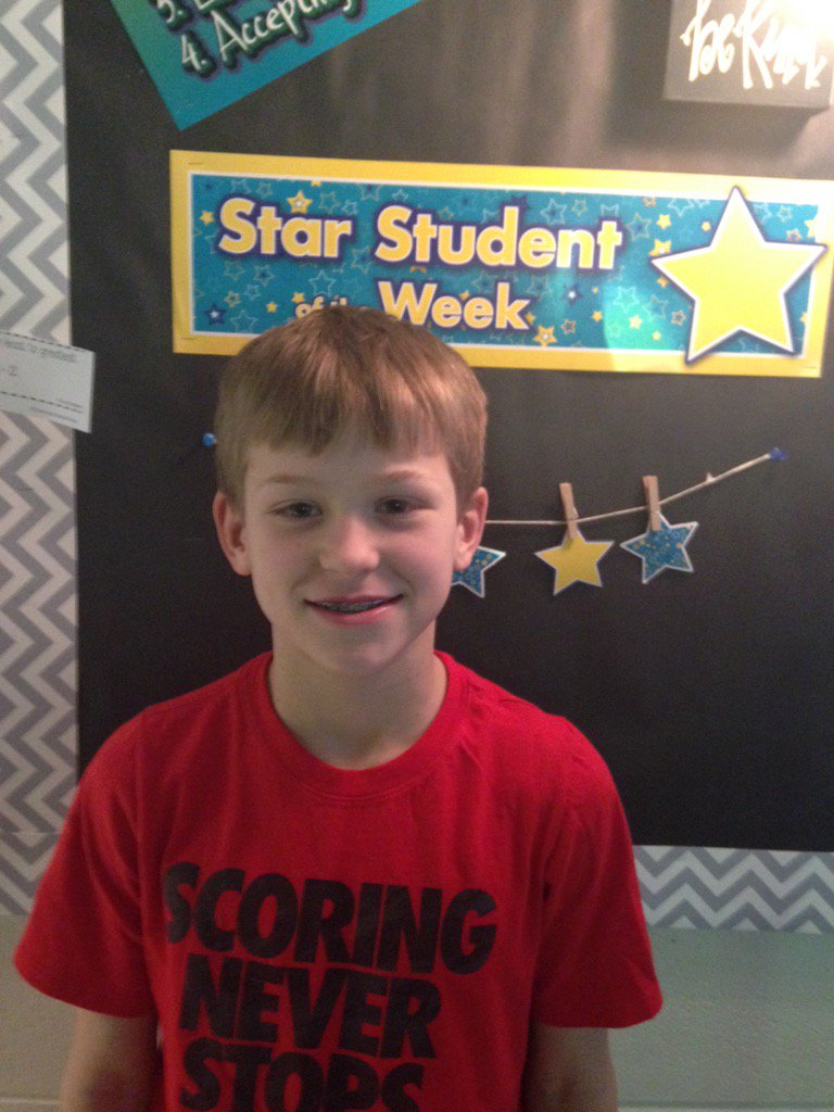 Lincoln's class says he is energetic, a fast learner and a great friend! I agree! #wmsgreatness