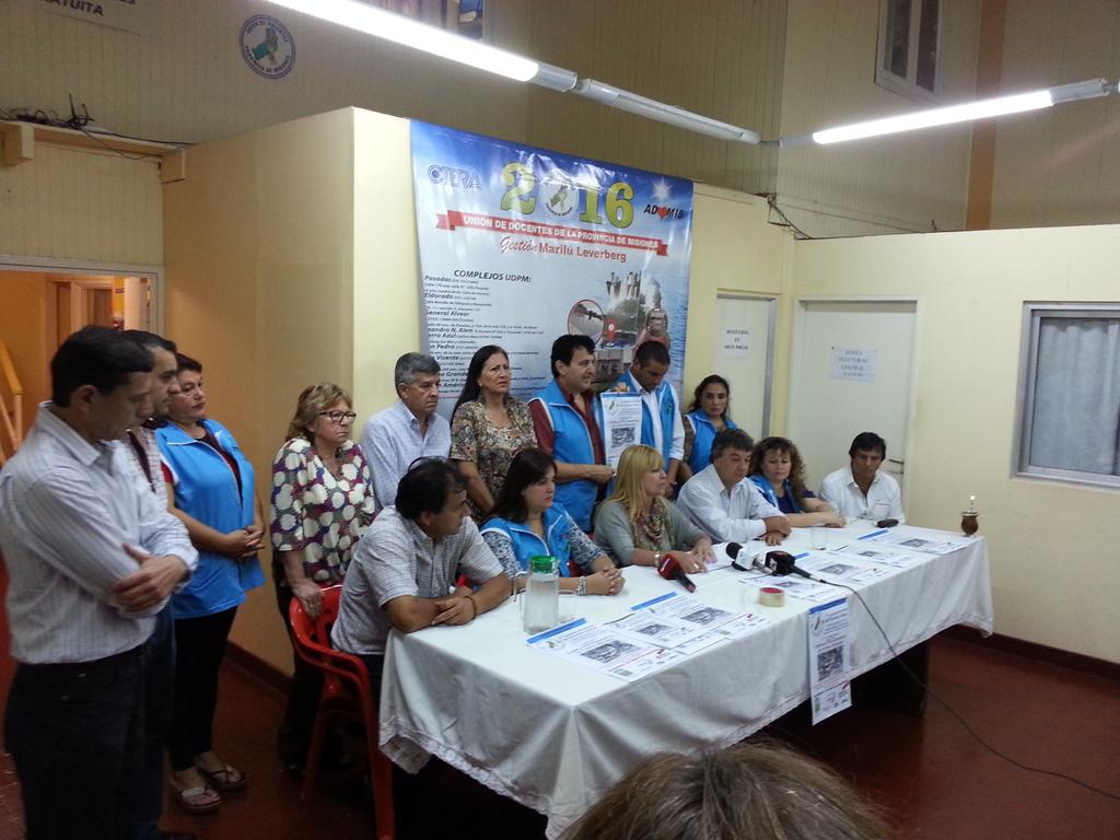 En sede de <a href="/udpm_misiones/">UDPM</a> <a href="/mariluleverberg/">Stella M Leverberg</a>  lanza el II Congreso de Formación Sindical para Delegados y afiliados