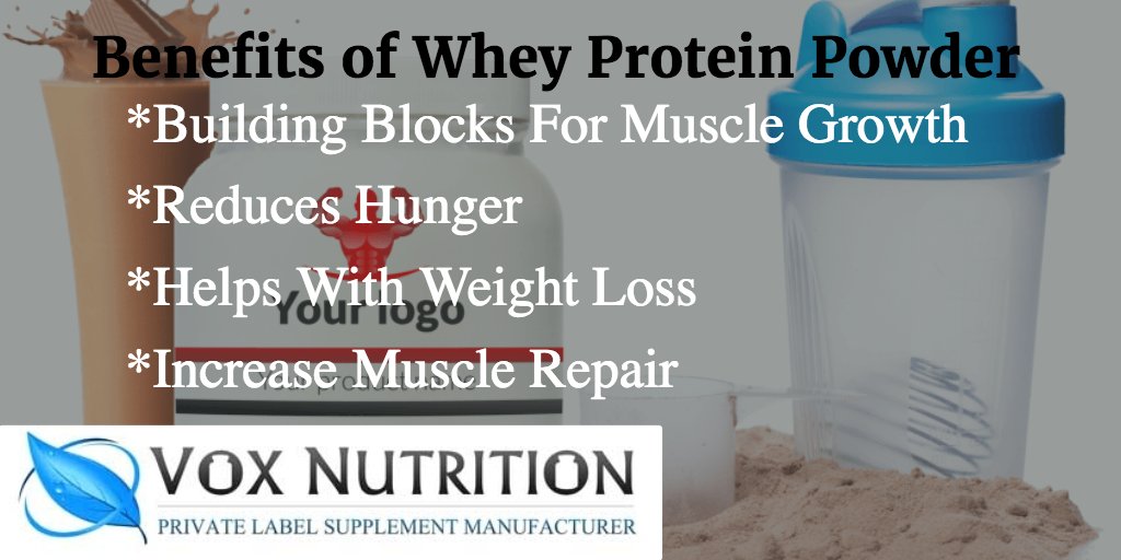 Benefits of Whey protein powder buff.ly/1Mwk2xr #benefitsofprotein #protein #privatelabel #supplements