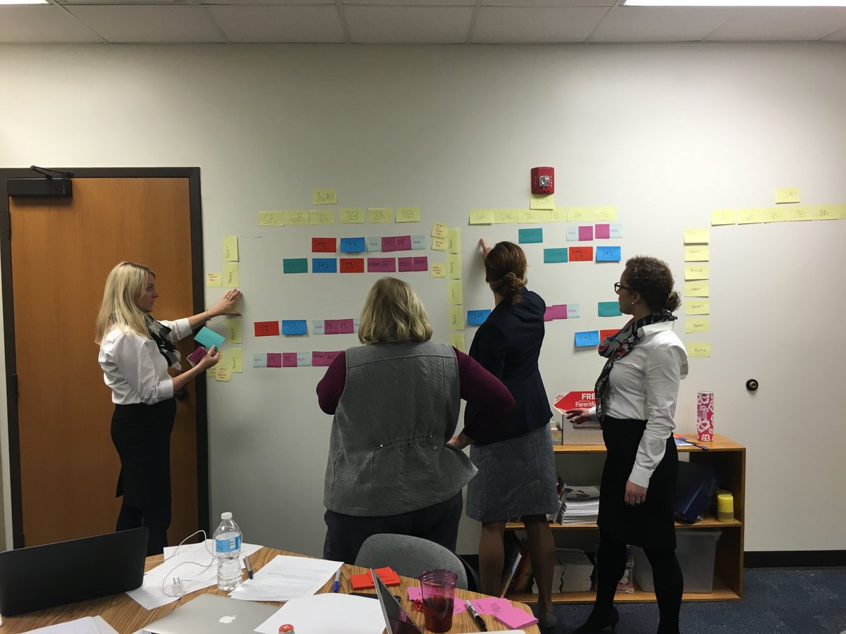 ERStrategies's tweet image. Shared staff across school? Check. Block schedule aligns w/ instruction methods? Check #StrategicScheduling @IPS_CFI