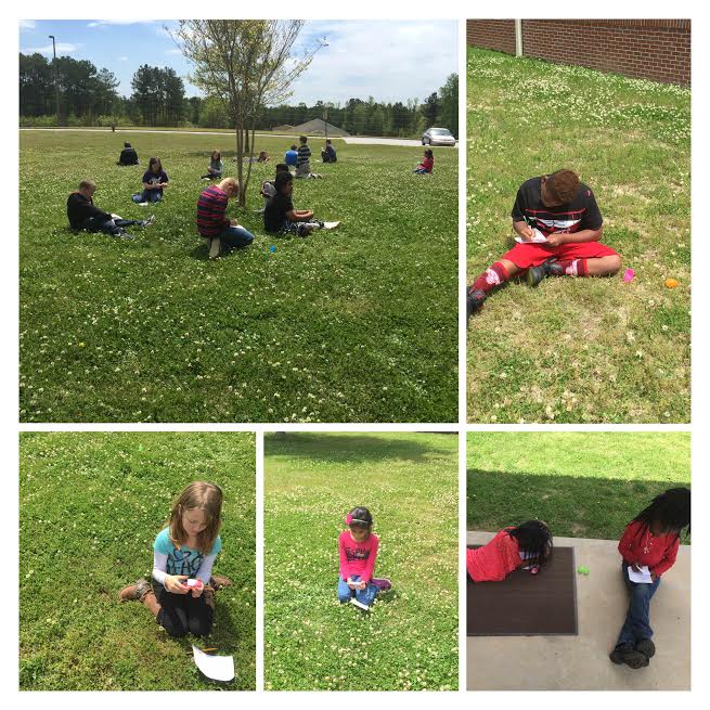 glantongators's tweet photo. 4th grade participating in a test prep egg hunt!  Learning is fun! https://t.co/KnKWEi6oz0