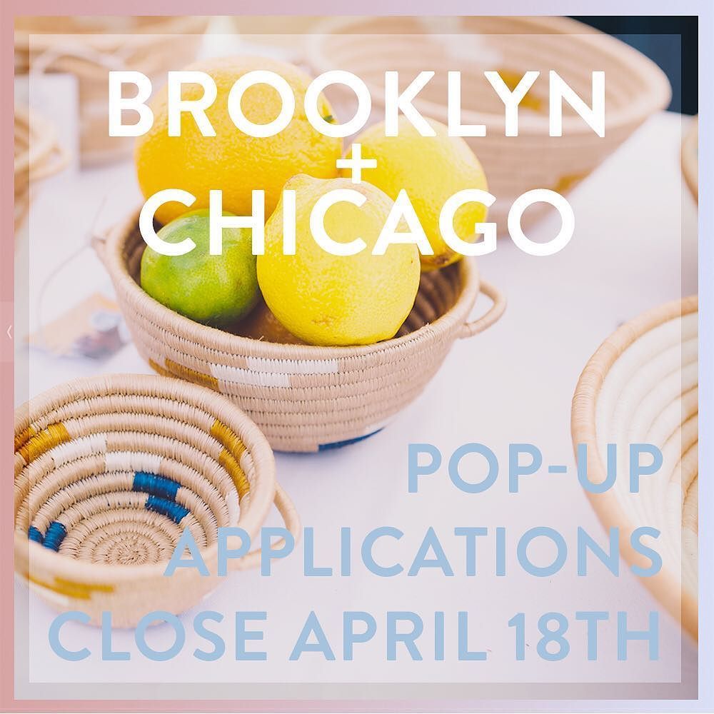 RT <a href="/RenegadeCraft/">Renegade Craft</a>: Don't forget! Applications for our Brooklyn + Chicago Pop-Ups close 4/18 ift.tt/1NkTtX7