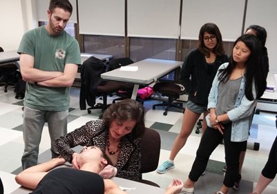 Last week, our PTs taught <a href="/RutgersU/">Rutgers University</a> students about our specialty: dry needling for sustained relief of chronic pain!