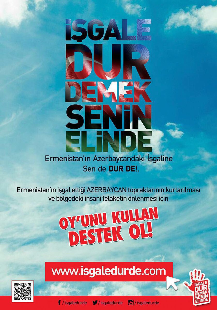 Kardeş ülke Azerbaycanın Dağlık Karabağ davasına destek olmak için ben de imzamı attım ! petitions.whitehouse.gov/petition/estab…