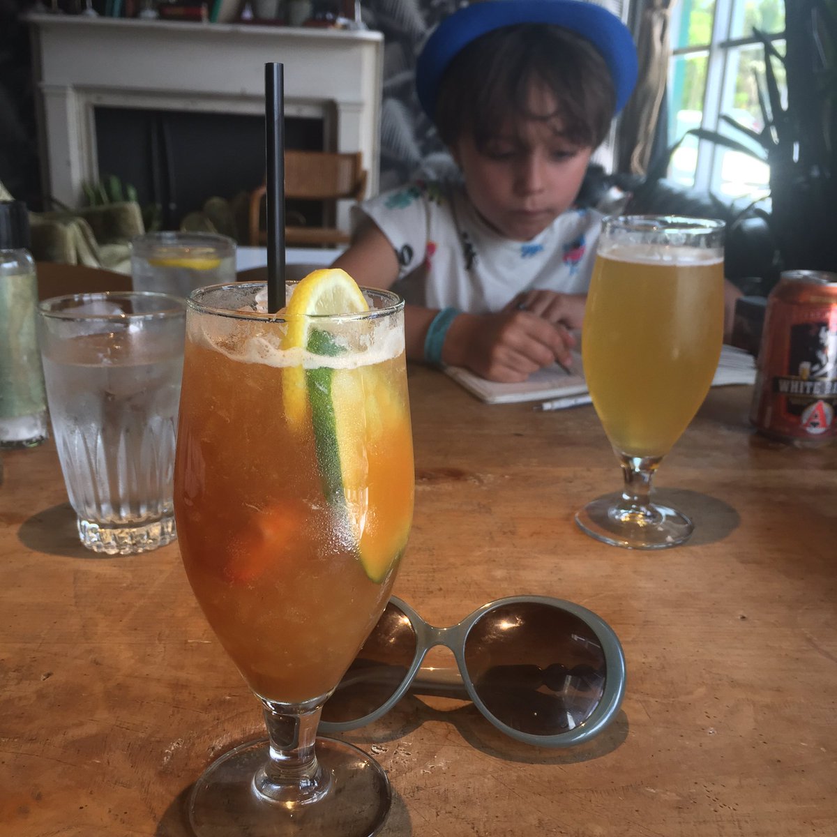 <a href="/WynwoodDiner/">WynwoodDiner</a> lovin the tunes and pims cocktail #Miami #wynwoodwalls