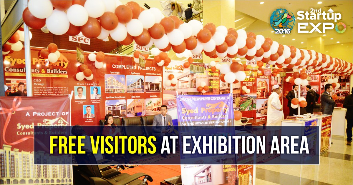 StartupMagPak's tweet photo. Startup Expo area will be FREE for all visitors! https://t.co/Ruqaxk0pQq