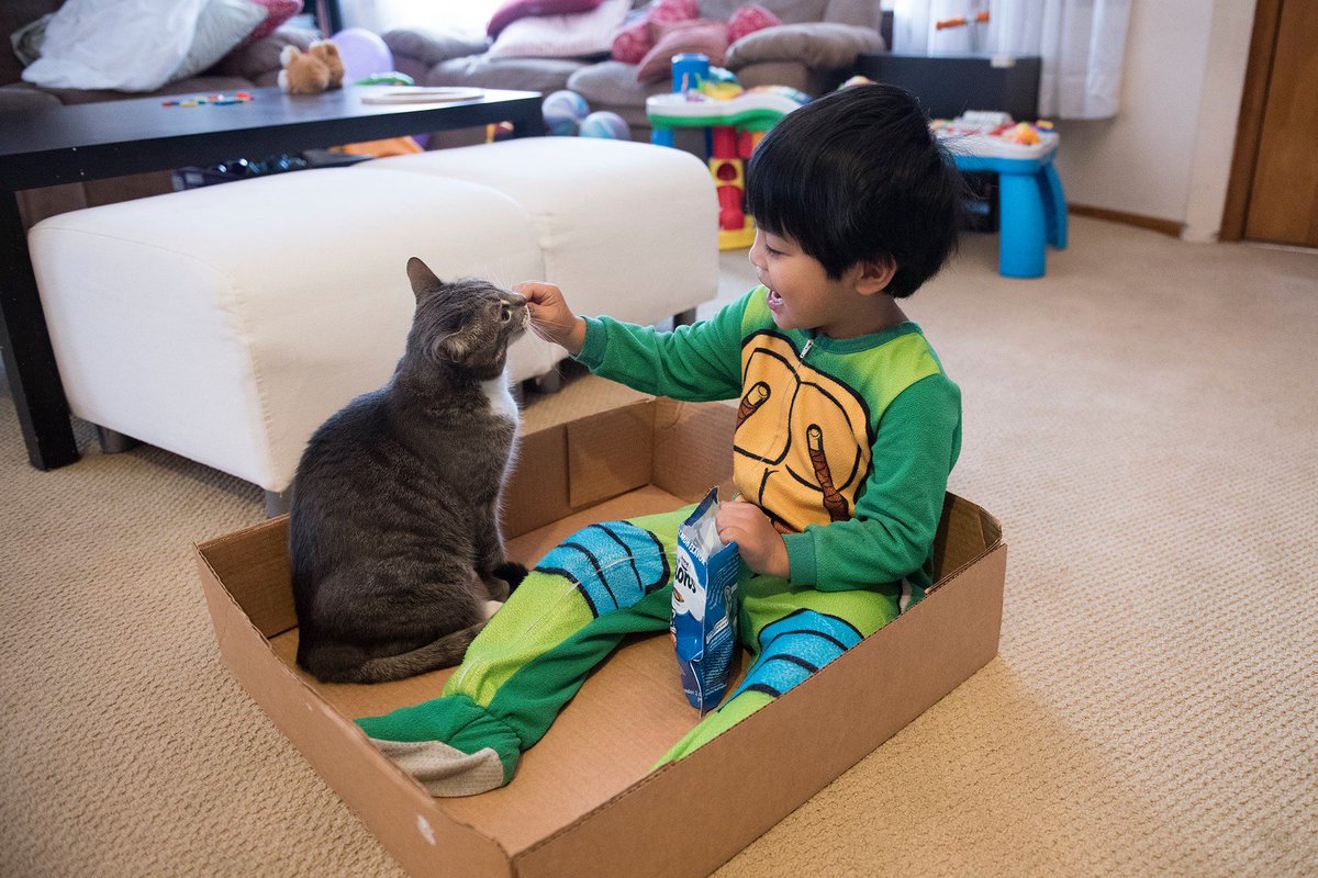 Happy #NationalPetDay and belated #NationalSiblingsDay! My 3-yo son and with his pet/sibling. #NikonNoFilter
