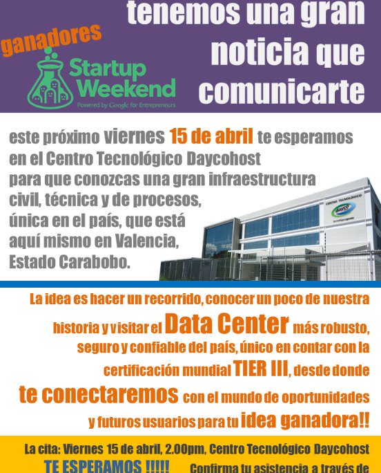 decomarket3d's tweet photo. Y nos vamos este viernes a conocer el Data Center de @daycohost https://t.co/Xaqq75x9ak