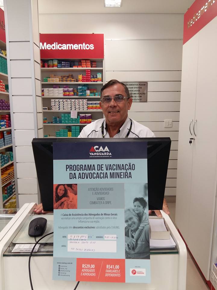 CAAMG's tweet photo. Retomada vacinação contra o #H1N1 promovida pelo #Provam. A imunização vai até 15/04, na Drogaria Santo Ivo. #caamg https://t.co/tGyId00NxD