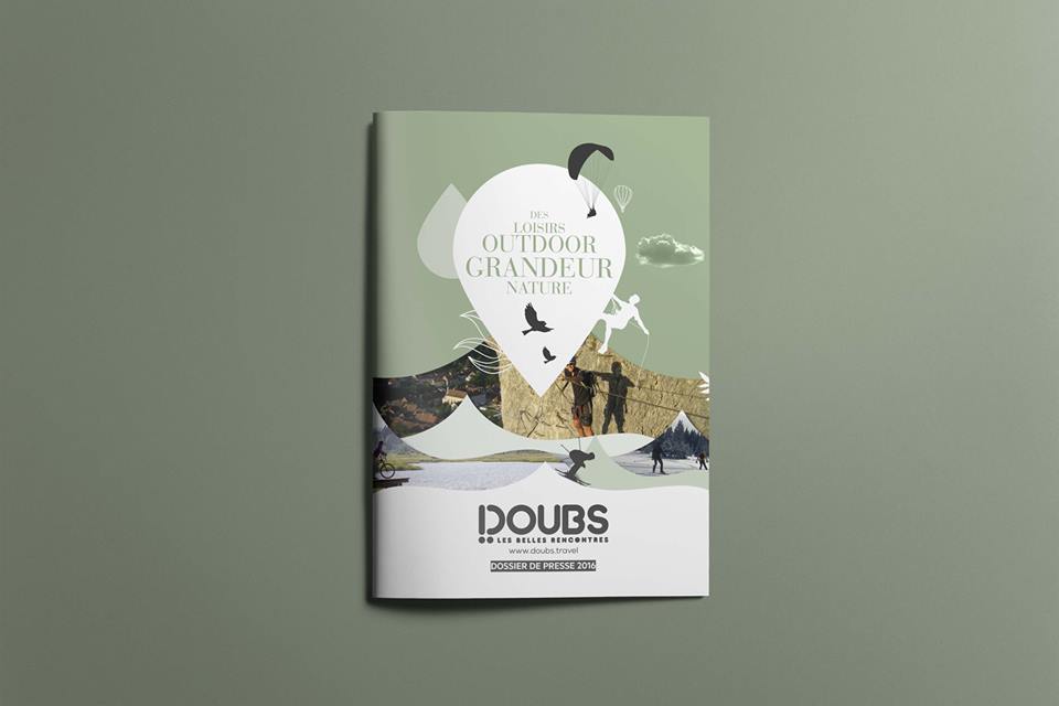 superbagency's tweet photo. Sélection de créa de l'année 2015 ! Deux dossiers de presse pour le CDT du Doubs (@DoubsTourisme) en @franchecomte https://t.co/DTw6HEzARI