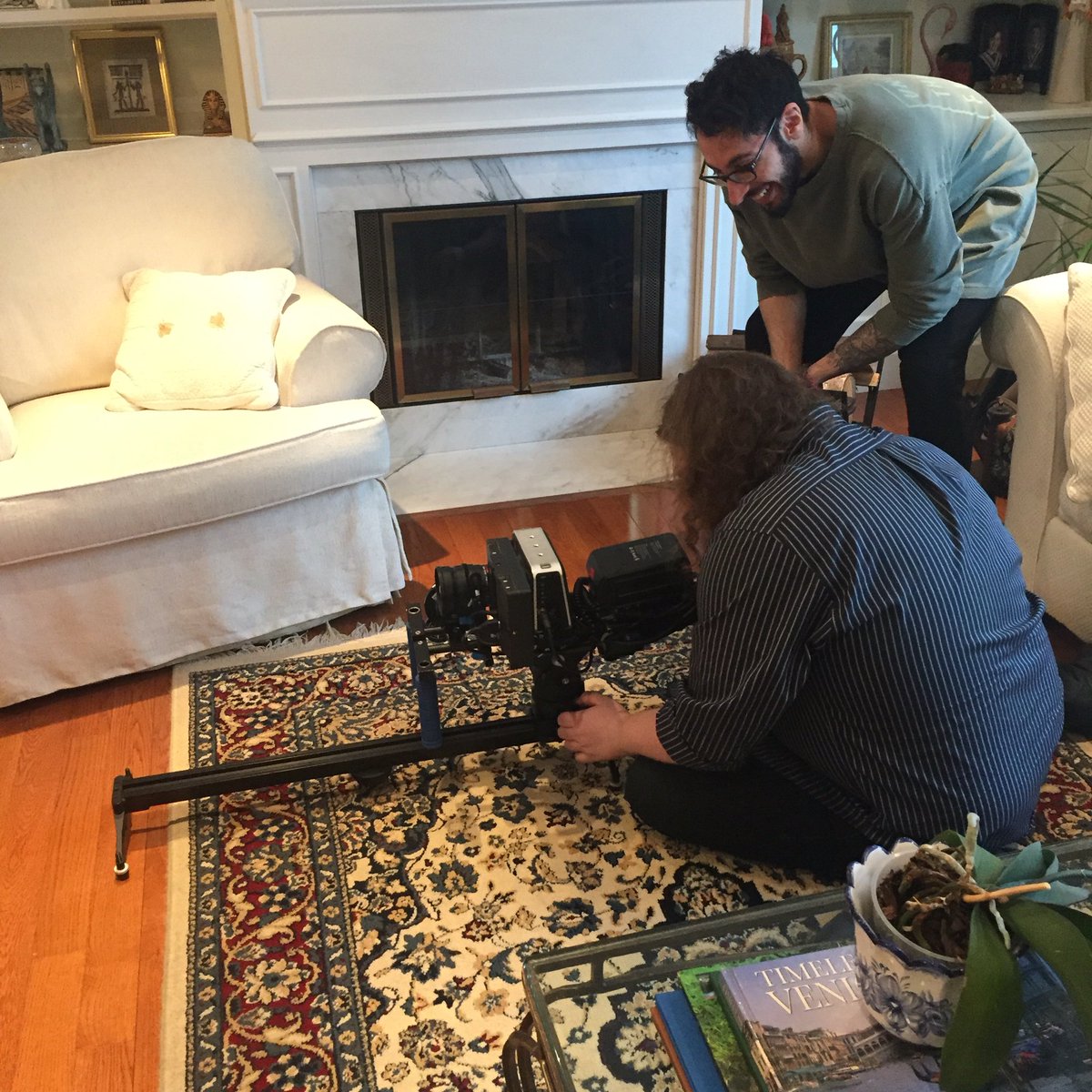 TheErgoSumMovie's tweet photo. Setting up the shot with Director George Marei and DOP Eion Smith. #ErgoSumMovie @gte_productions https://t.co/nhw2TsPx4w