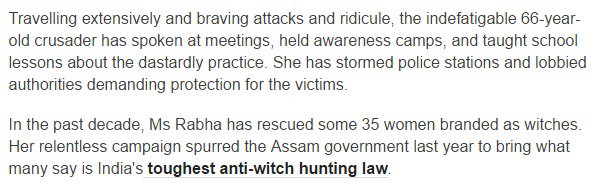 pourmecoffee's tweet photo. Badass: "The Indian woman who hunts the witch hunters" https://t.co/hqrP1CAj14 https://t.co/5BbaIOhgl9
