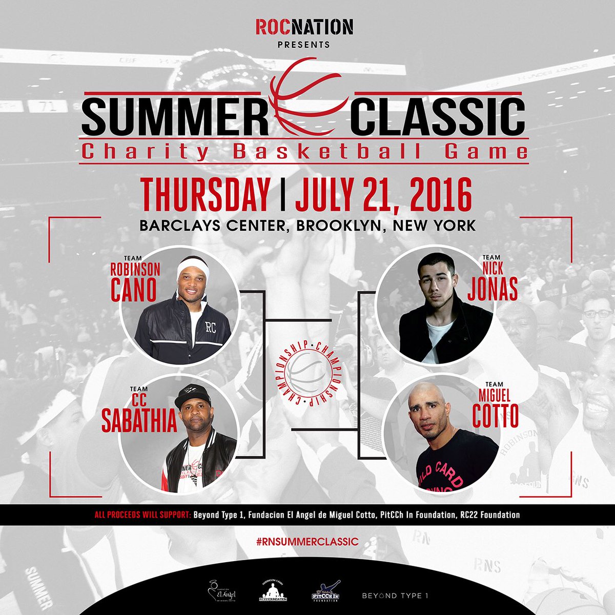 nickjonas's tweet photo. Can't wait to get on the court with #TeamJonas at #RNSummerClassic on 7/21 at @BarclaysCenter! https://t.co/YacRevId5j