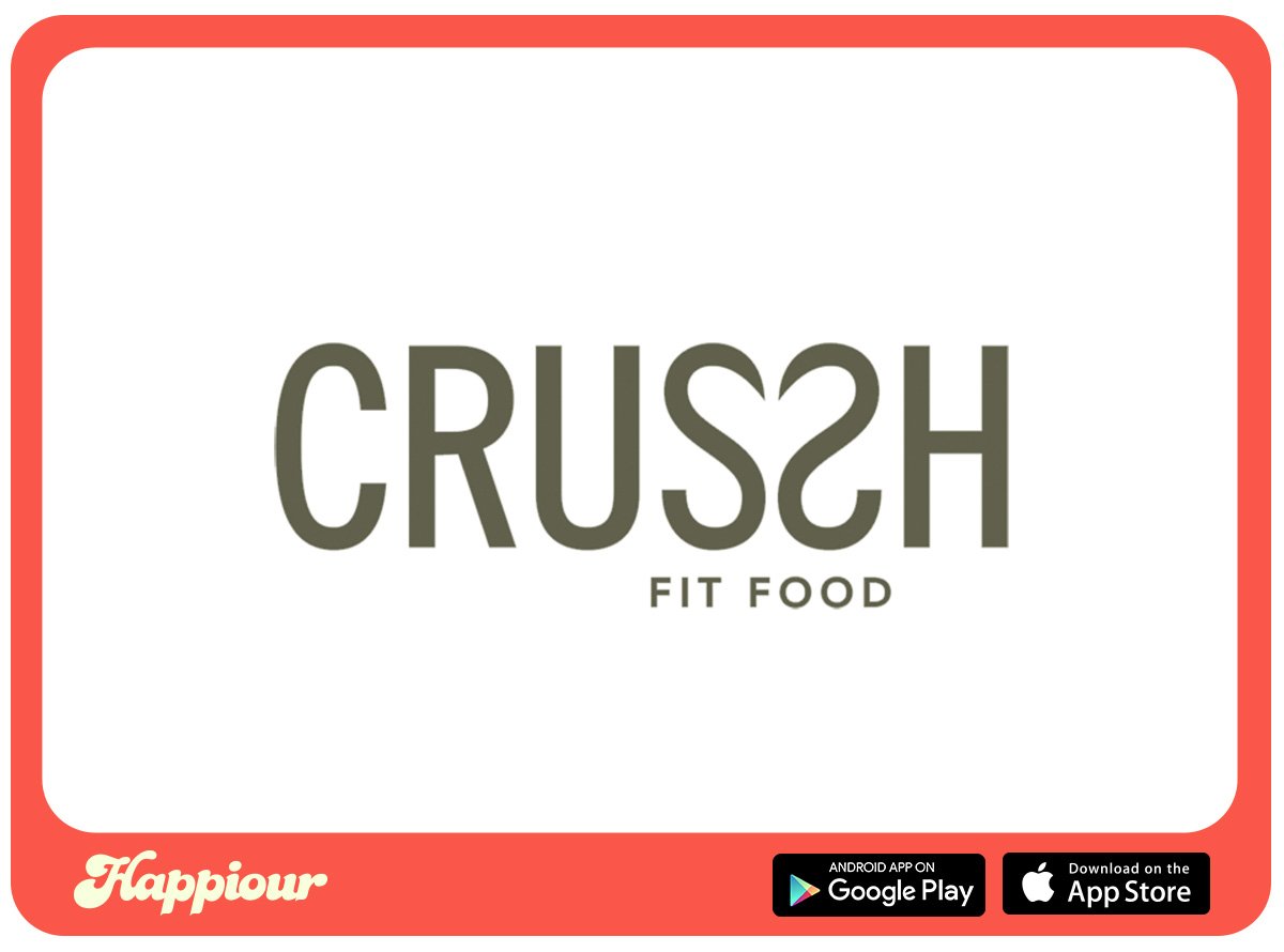 happiour's tweet photo. We welcome @CrusshJuiceBars to Happiour. Pick up a #FREELUNCH tomorrow #FlashHour ⚡️ => https://t.co/IsuzbgrOxu https://t.co/5a9bu0P3OH