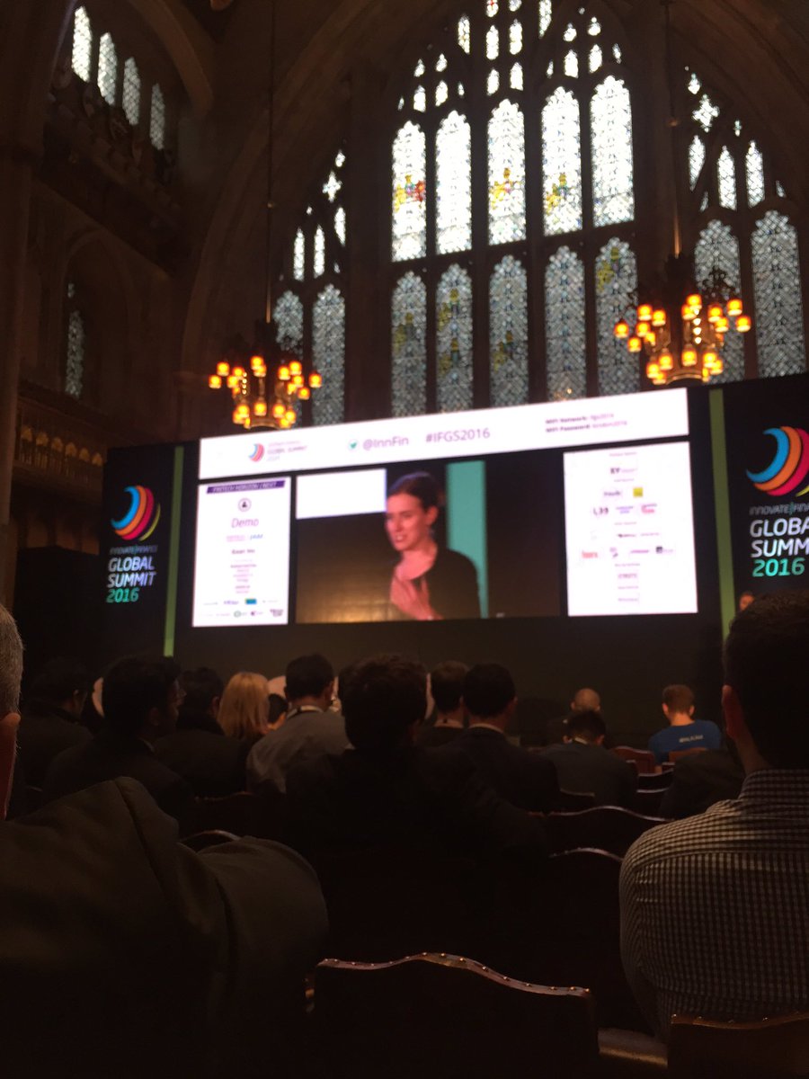 deamarkova's tweet photo. Go Kat! Thanks for your support for @fintechjam #IFGS2016 @KatCrisp1 https://t.co/gumxzYUhIw